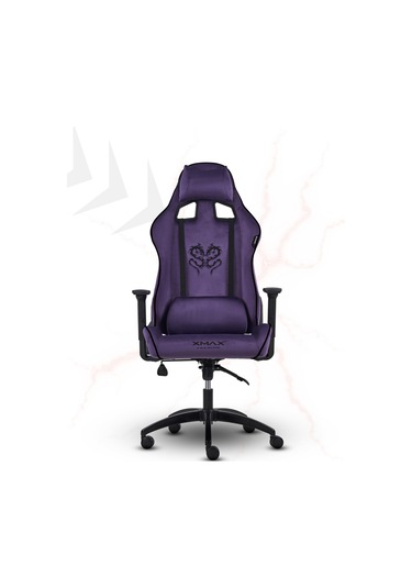 Rio Plus Balerion Terletmez Kadife Kumaş Mor Gaming Oyuncu Koltuğu -12 Mor