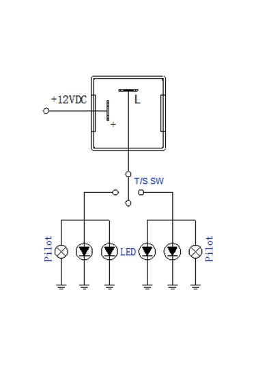 Geeroyoo Cf12anl-01 2 Pinli Yüksek Dayanımlı Araç Sinyal Rölesi, Led Ampul Uyumlu, 12v 20a