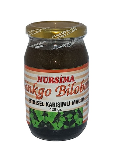 Nursima Ginkgo Bilobalı Bitkisel Karışımlı Macun 420 G