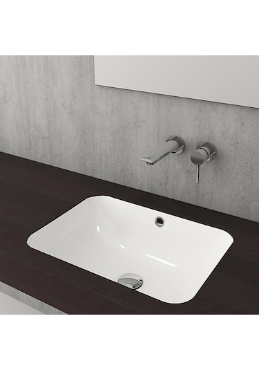 Bocchi Scala Tezgah Altı Lavabo 55 CM Parlak Beyaz 1006-001-0125