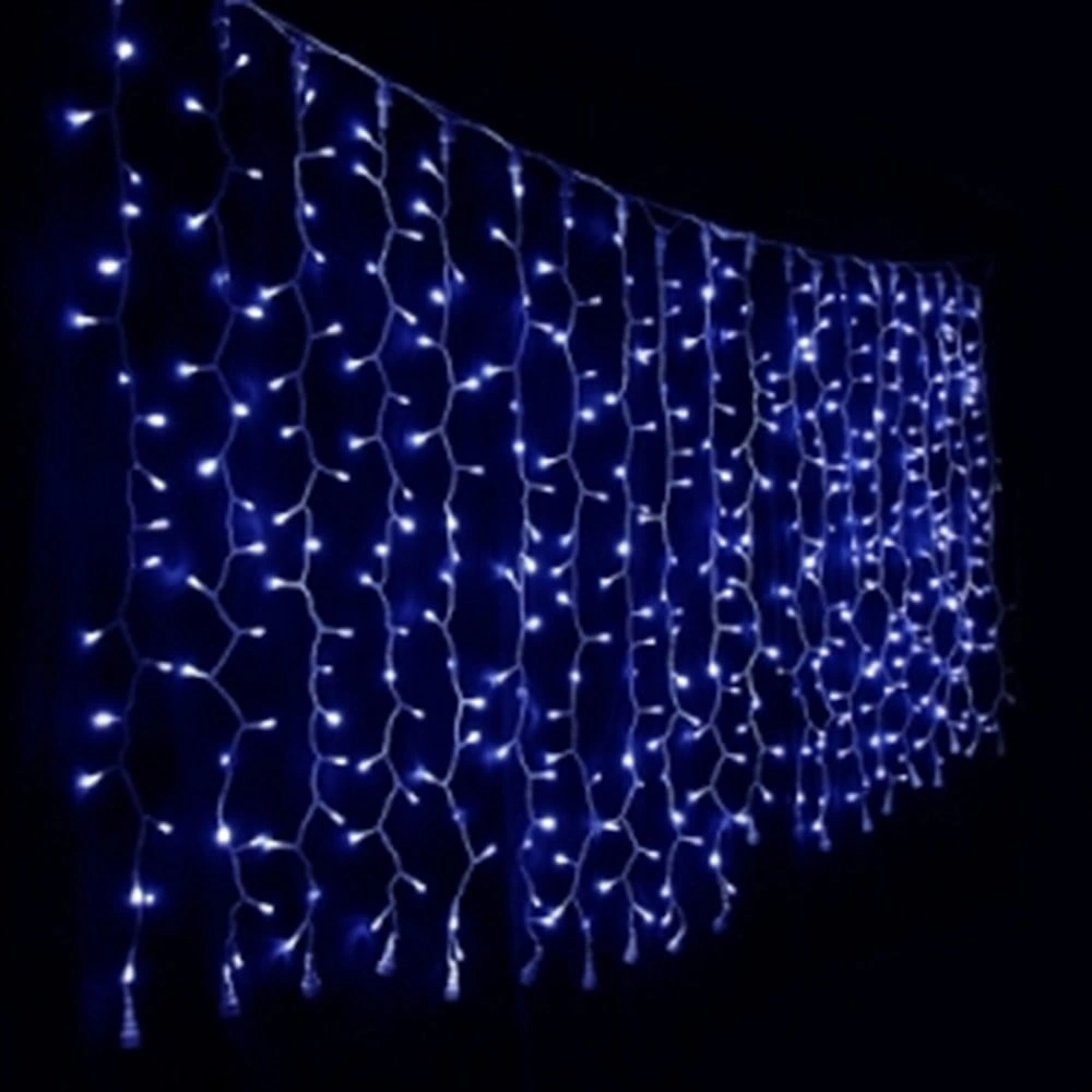 2x2 Perde Led Mavi 8 Animasyon Mavi