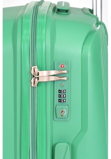 Benetton Büyük Boy %100 Polipropilen Valiz Yeşil Bnt2000 Yeşil