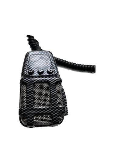 Carub 3 Sesli Megafonlu Mikrofonlu Siren Karbon 12V 40W