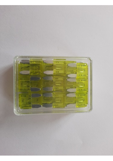 Çiftel 50 Adet 20 Amper Mini Fışlı Bıçaklı Sigorta