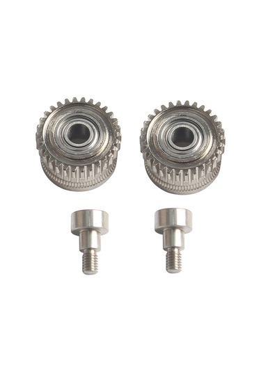 Fosenze Creality K1/k1 Max/k1c Uyumlu Nanokaplı Nikel Kaplı Ekstruder Dişlisi - 3d Yazıcı Aksesuarı 2 Adet Dişli + 2 Vis