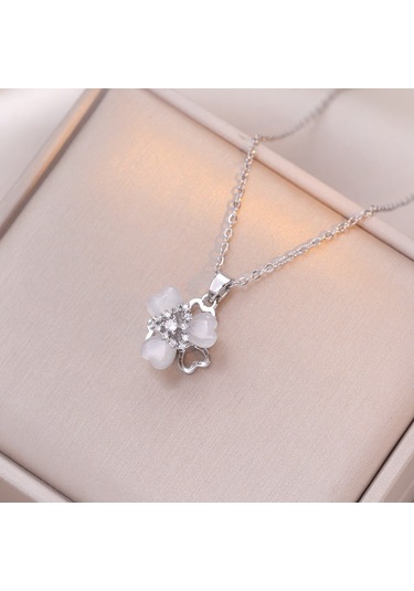 Bayan Kolye: Moda Estetiği Titanyum Çelik Kolye No.265 Çok REnkli