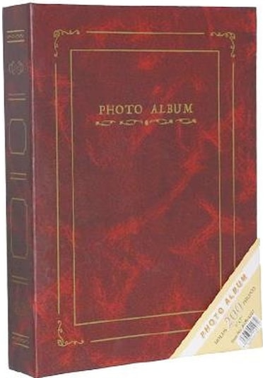 Rabsev 13x18cm 200 Fotoğraf Kapasiteli Ciltbezli Lüks Fotoğraf Albümü RS9207-B