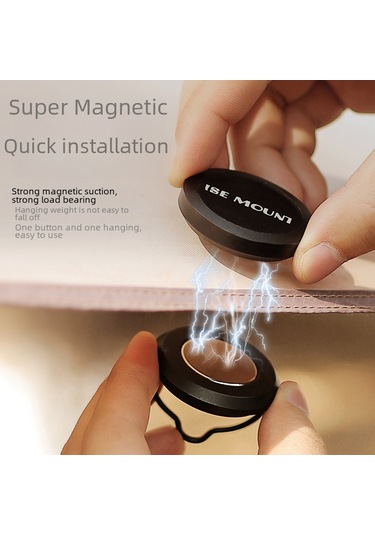 Qingmipy Ise Mount Outdoor Güçlü Manyetik Kanca - Kamp Çadırı Ve Aydınlatma Sabitleyici, Taşınabilir, Dayanıklı Malzeme İle Büyük Boy Çok Renkli