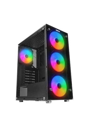 Zeiron Z-Master X100 4x120 MM RGB Fanlı Oyuncu Kasası