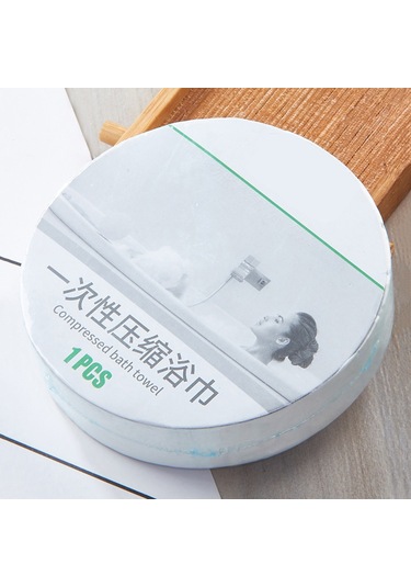 Xiyyadms Sıkıştırılmış Pamuk Havlu Seti - Seyahat Ve Kamp İçin Pratik, Taşınabilir, 6 Adet Beyaz