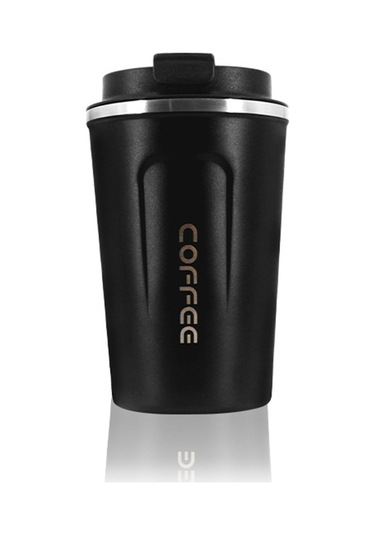 Ranyeek 510ml 304 Çelik Vakumlu Termos Bardak - Araç/ofis/kişisel Kullanım - Siyah Siyah