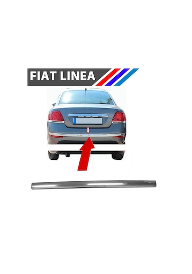 Fiat Linea Arka Tampon Çıtası Orta Kısım Krom 2012 - 2014