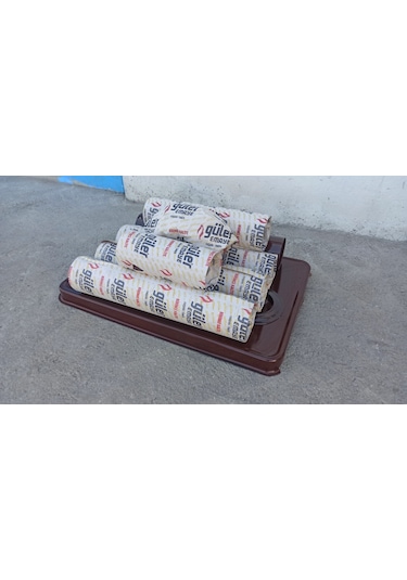 Kuzine Boru Takımı Kahverengi Emaye Soba  Borusu