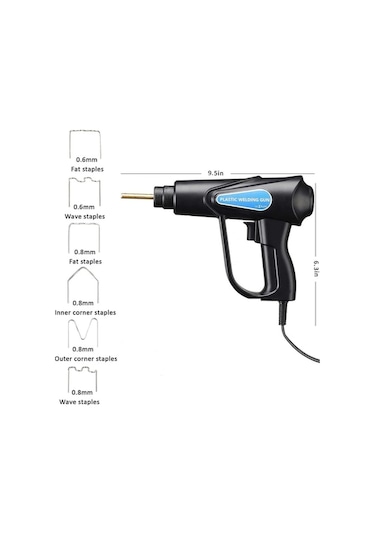 Novahub 70w 600 Uçlu Araba Tampon Plastik Tamir Dijital Kontrol Kaynak Makinesi Sıcak Zımba