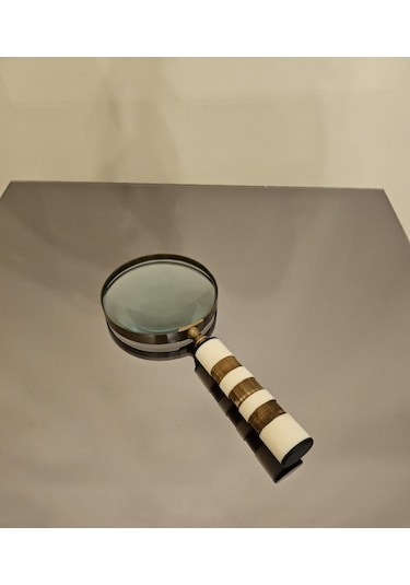 Dekoratif Kemik Ahşap Büyüteç