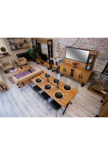 Ntconcept Ntconcept Doğal Ağaç Ofis Koltuk Takımı