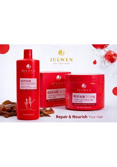 Julwen Repair Şampuan 1 L + Repair Saç Maskesi 500 ML