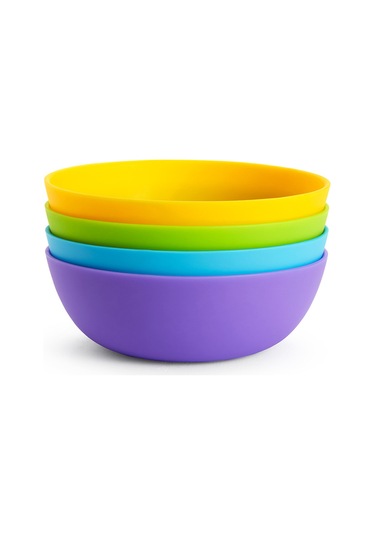 Munchkin Bebek Beslenme Kaseleri 4'lü 6+ Ay Çok Renkli