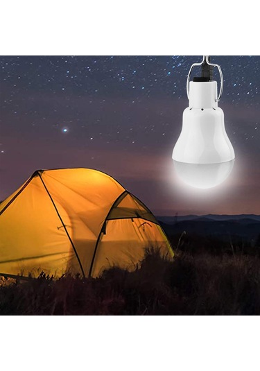 Beinhome Led Solar Ampul, Dış Mekan İçin, 2 Adet, 3 M Kablolu, 2 Mavi