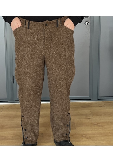 Keçe Pantolon Kahverengi