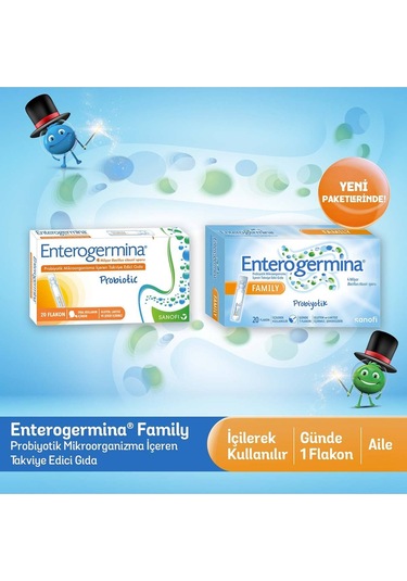 Enterogermina Family 5 ML 20 Flakon 2'li