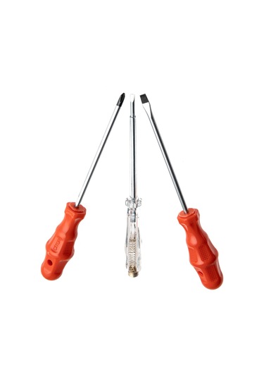 Tek-iş Tornavida Seti 3lü 3 Lü No:5 Yıldız Tornavida Düz Tornavida Kontrol Kalemi