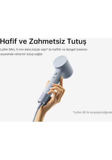 Laifen Mini Saç Kurutma Makinesi - Mavi