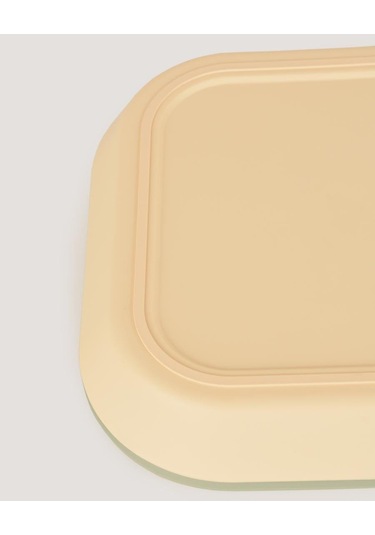 Kare Bebek Mama Tabağı 2'li Sage Green - Vanillia