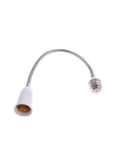 20 Cm Uzunluğunda E27'den E27'ye Ampul Soketi Uzatma A0003 Diğer