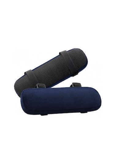 Geeksen Ev Koltuk El Dizlikleri - Hafıza Pamuklu, Dayanıklı, Konfor Verici, Siyah 23.5x7.5x3 Cm Siyah