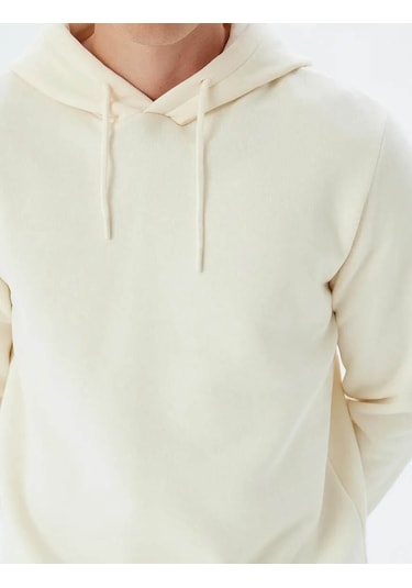 Koton Erkek Sweatshirt Ekru 5wam70001mk 25ky59000107 Y5915 Ekru