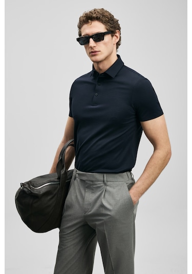 Lufian Jaxon Hi- Tech Performance Dikişsiz Polo Tişört Lacivert Lacivert 111040241100200 Lufian Jaxon Hi- Tech Performance Dikişsiz Polo Tişört Lacivert Lacivert 111040241100200