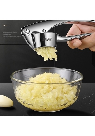 Wondernest Sarımsak Presi, Manuel Sıkacak, Gümüş Çinko Alaşımlı, Soyucu Gümüş