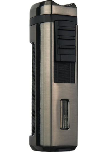 Quantoro 3 Torch Pürmüz Siyah-gunmetal Metal Puro Çakmağı - Trz1039
