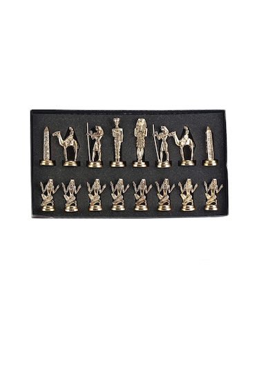 Satranç Taşı İsteyene Gifthome Büyük Metal Parlak Mı