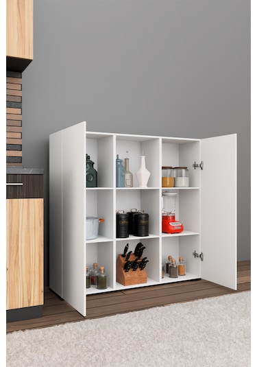 Yvz Home Uranüs-1 Mutfak Dolabı Beyaz
