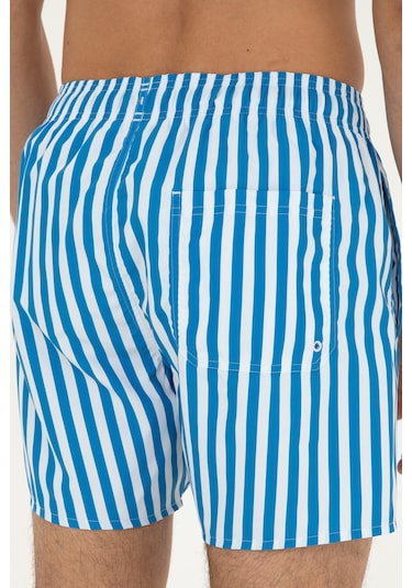 U.s. Polo Assn. Erkek Saks Deniz Şortu 50282929-vr045 Saks