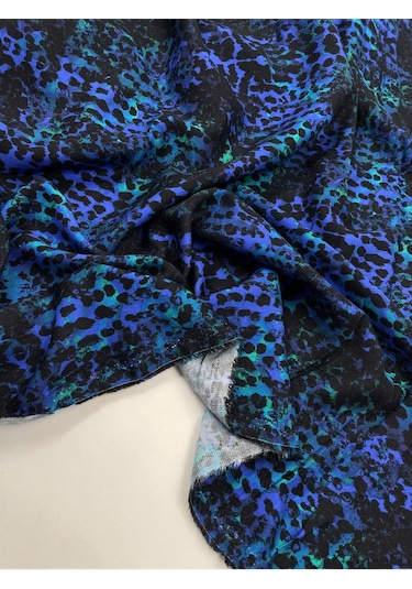 Kışlık Belmando Leopar Desen Viskon