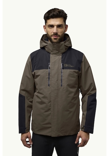 Jack Wolfskin Jasper 3ın1 Jkt M Kahverengi Erkek Ceket 000000000102073242