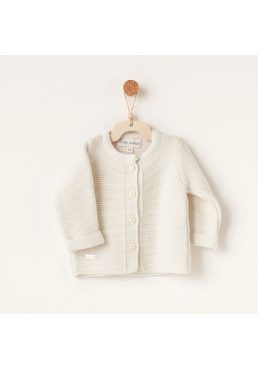 Andywawa Bebek Triko Ceket Ac26344 Ekru