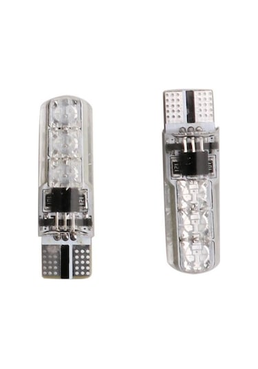 Araç Çakar Lamba Rgb 16 Ledli Ampul Kumandalı Çakarlı Park Ampülü