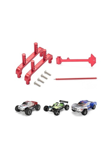 Pazly Wltoys Ve Seti Şanzıman Rc İçin Gövde Geeroyoo Araçları Alüminyum Aksesuarları 1/18 Sn