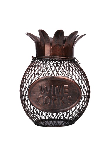 Tooarts Ananas Şarap Mantarı Konteyner El Sanatları Ev Dekorasyon Süslemeleri Pratik El Sanatları