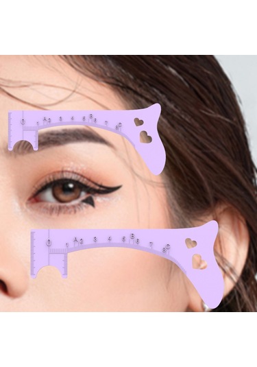 Suntek Tanımlı Kaş için Eyeliner Şablonu Mor