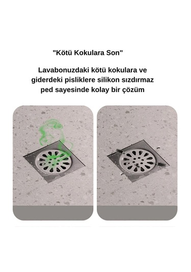 Tineke Banyo Ve Mutfak Lavabo Koku Önleyici Gider Koruyucu Kahverengi