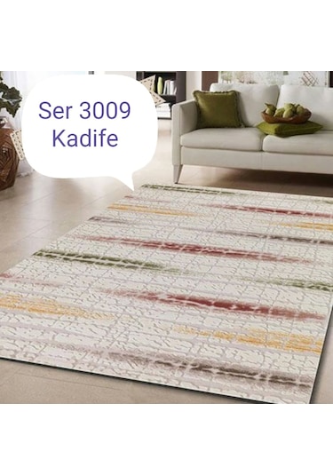 Leke Tutmaz Ipek Kadife Kumaş Halı Örtüleri (387276234)