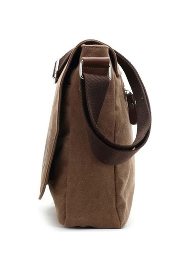 Wondernest Augur 8501 Erkek Günlük Kanvas Omuz Messenger Kolay Kullanıcı Çanta Altın