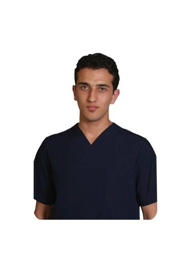 Doktor  Forması-Bay Lacivert Cerrahi Nöbet Forma Takım