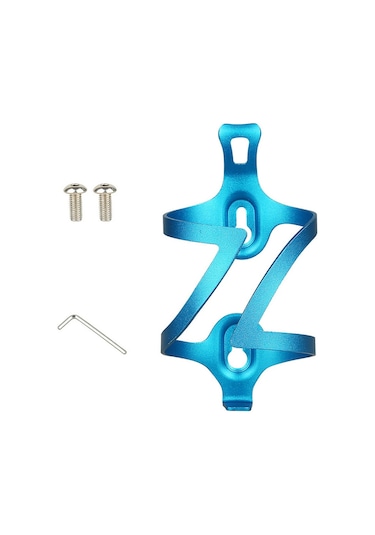 Junsunmay Bh002 Alüminyum Alaşımlı Bisiklet Su Şişesi Kafesi Mtb Bisiklet Bisiklet Şişe Tutucu - Mavi