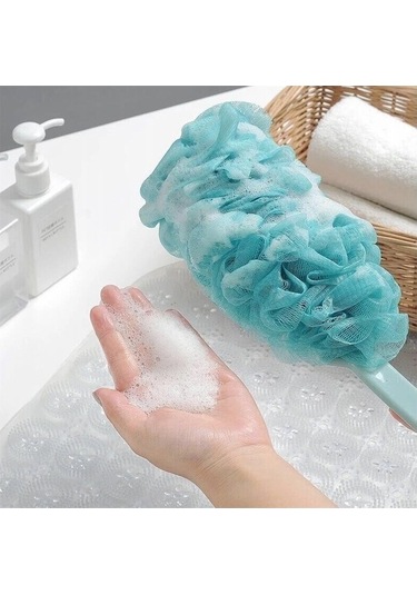 Didadodo Pembe Uzun Saplı Banyo Fırçası - Sırt Temizliği İçin Pratik Ve Dayanıklı Güçlü Diğer